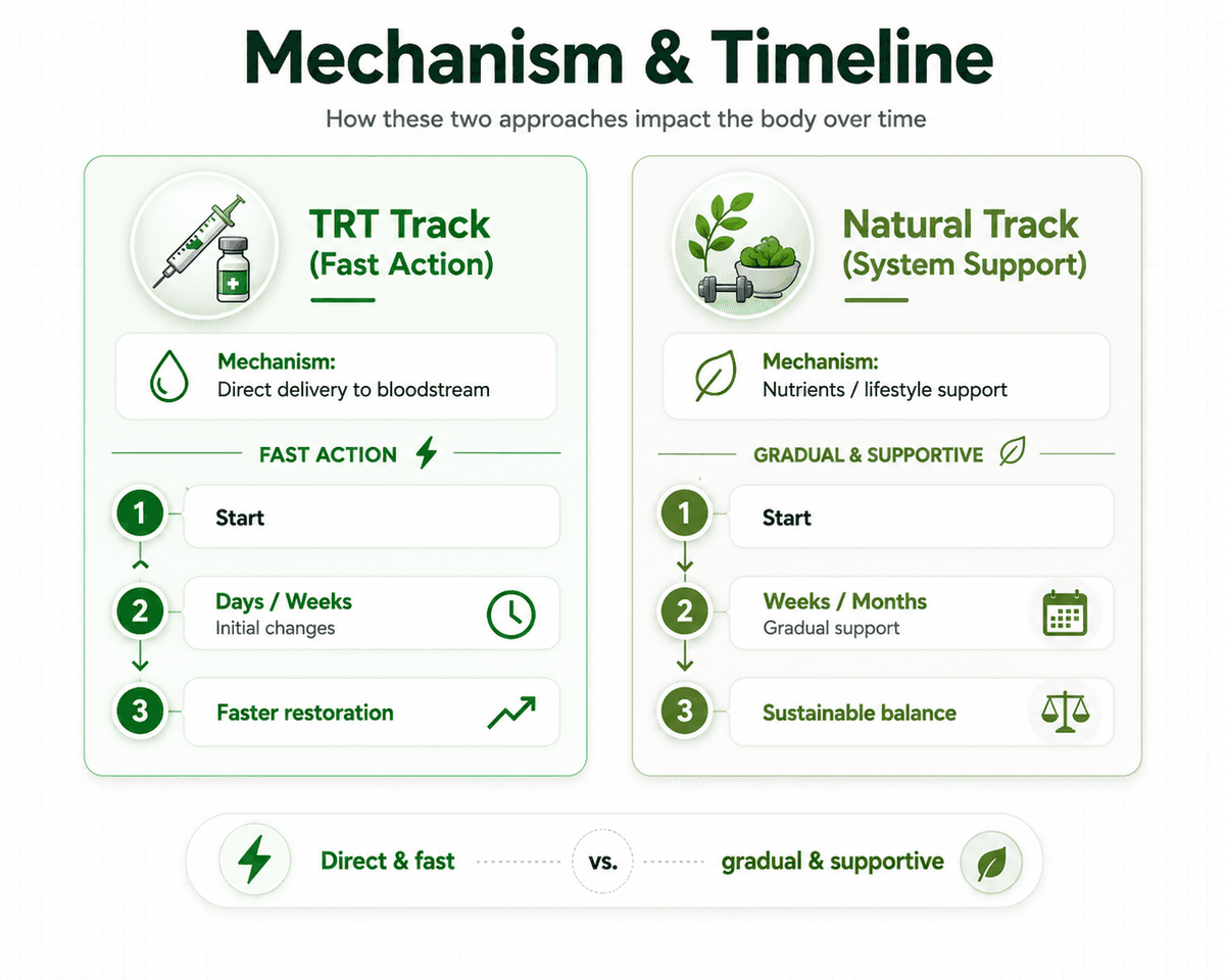 mechanism & timeline side by side