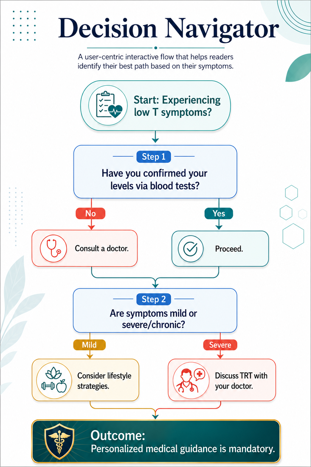 trt and natural booster decision navigator