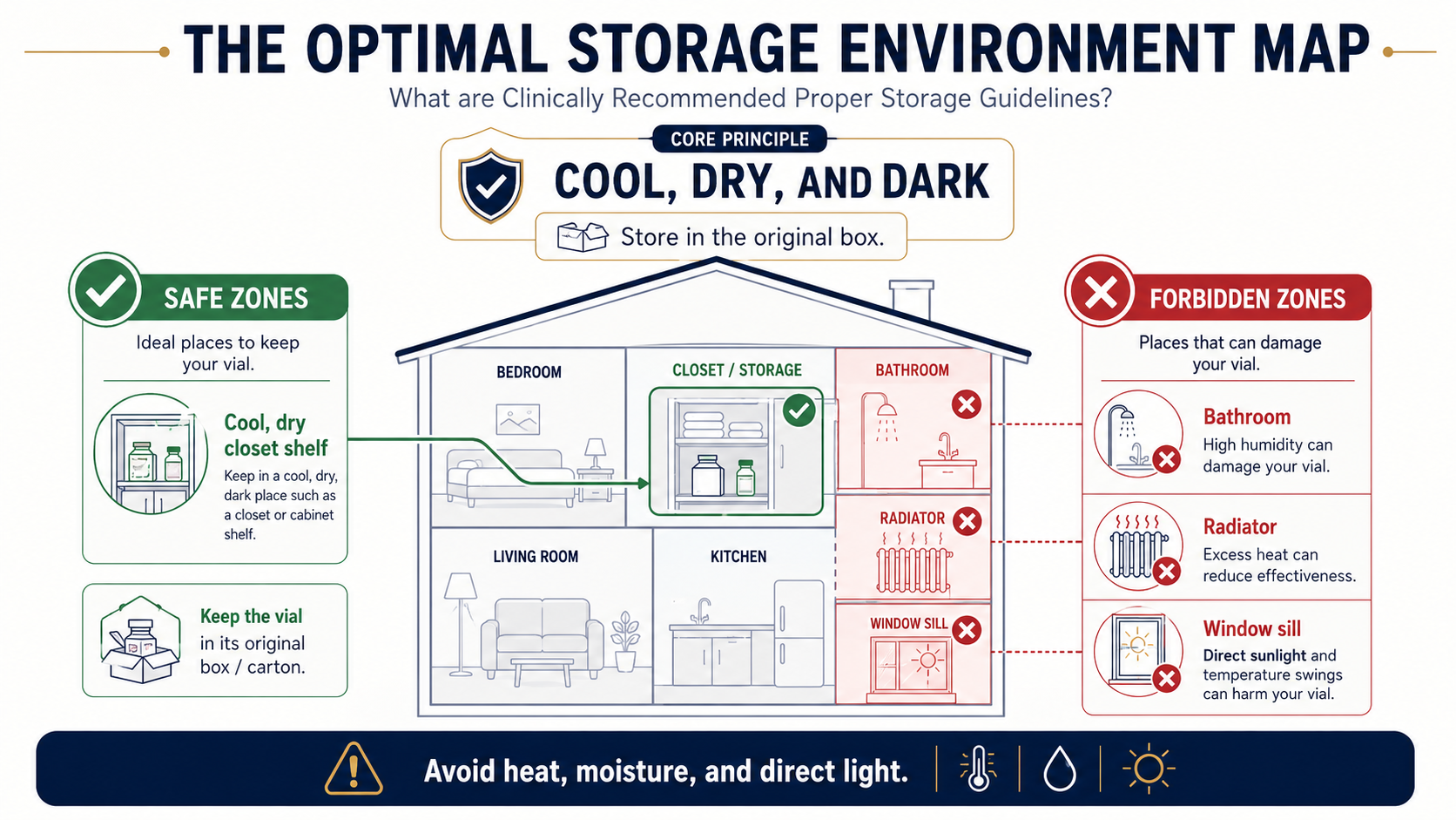 testosterone storage environment