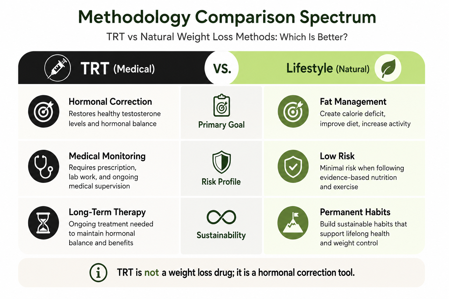 Methodology Comparison Spectrum